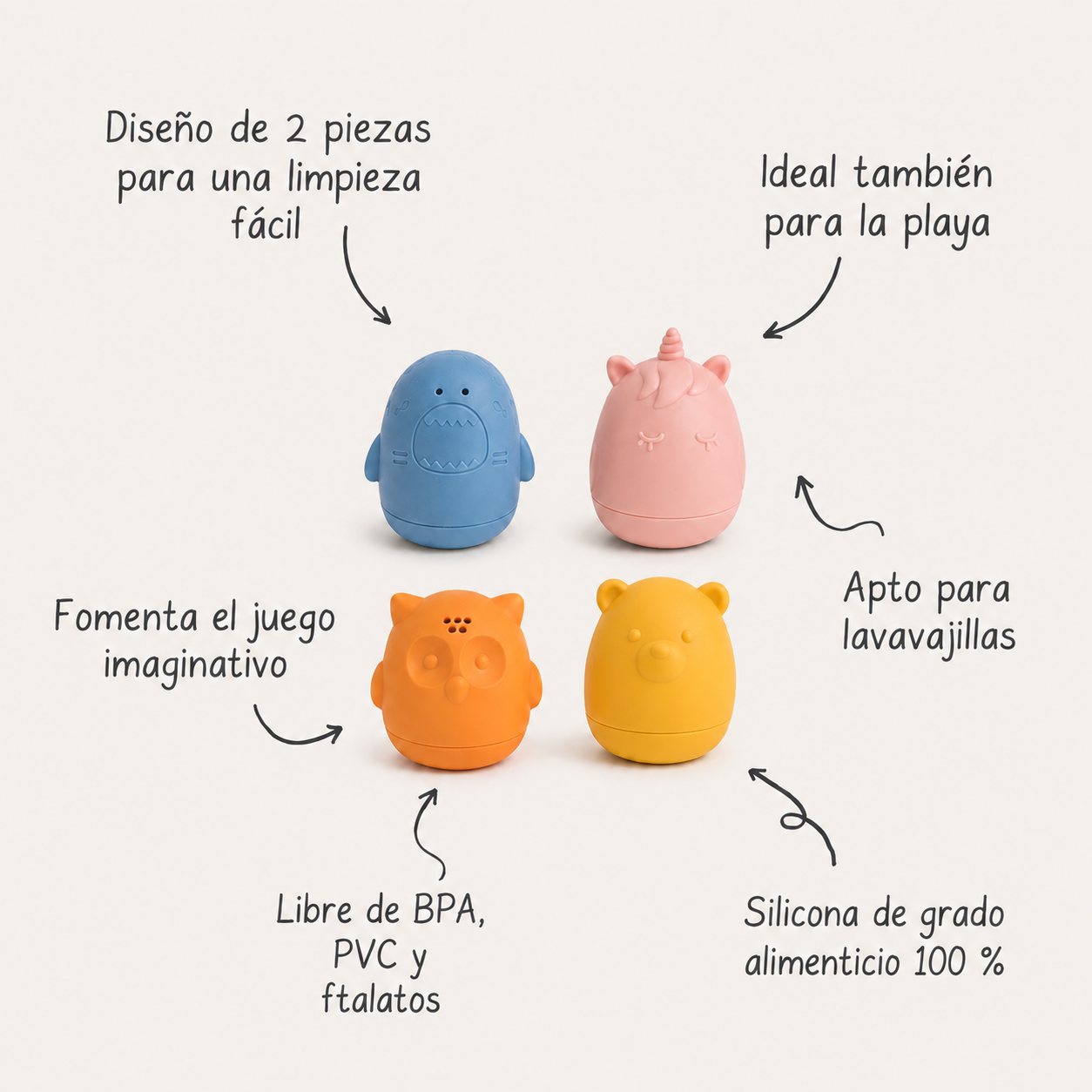 Tiny Sei Bath Set - Sealife